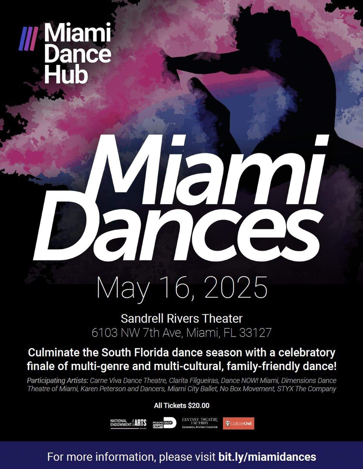 Póster promocional / Cortesía Miami Dance Hub