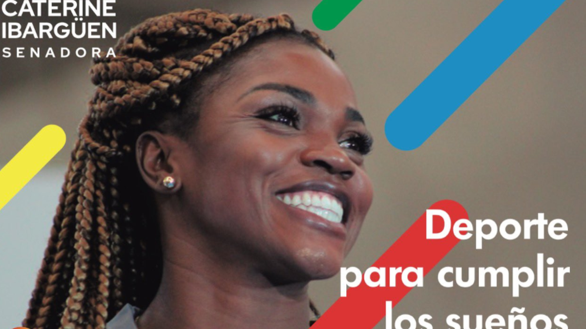 Caterine Ibargüen, medalla de plata en salto triple en los Juegos Olímpicos de Londres y de oro en los de Río de Janeiro, es proclamada candidata al Senado de Colombia por el Partido de la Unión (La U), vinculado al Centro Democrático del expresidente Álvaro Uribe Vélez.