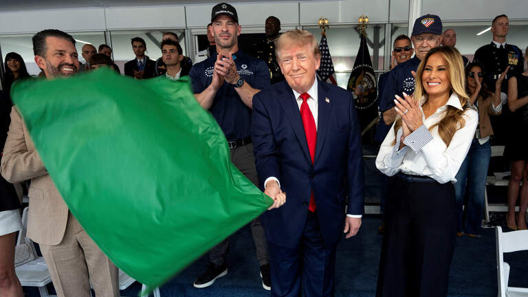 Con una insólita carrera en calles de Washington, Trump culmina festejos por aniversario de EEUU