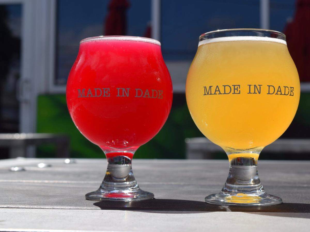 J. Wakefield Brewing, en el mismo corazón de Wynwood, produce una cerveza casera muy agria de calidad fuera de lo normal.