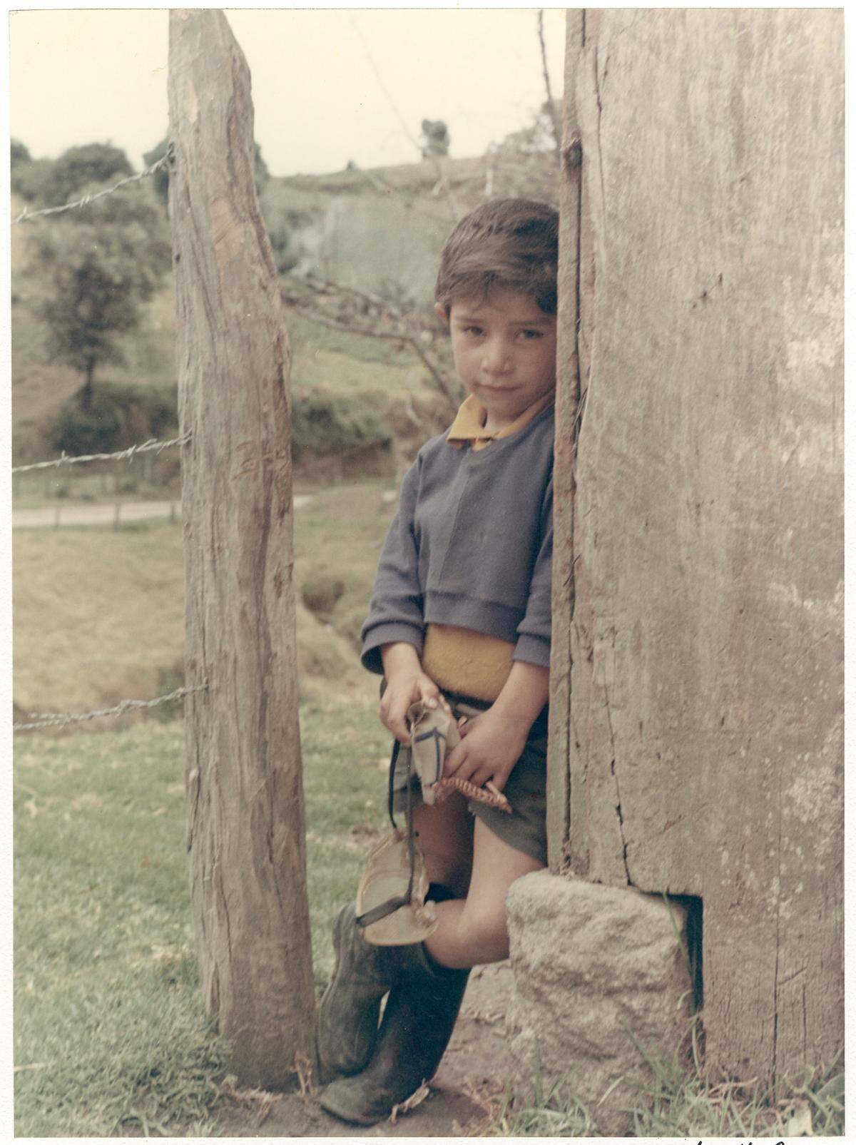 Retrato ‘Muchacho tímido’, Costa Rica, 1969.