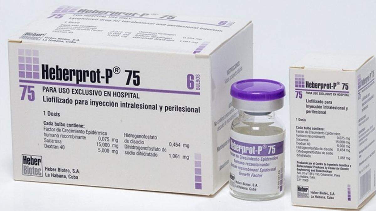 El fármaco cubano Heberprot-P es usado para el tratamiento del pie diabético.