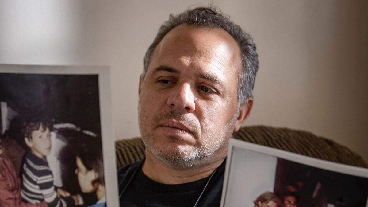 Cuban-American designer Edel Rodríguez shows photos of his trip during the Mariel exodus, in 1980.
