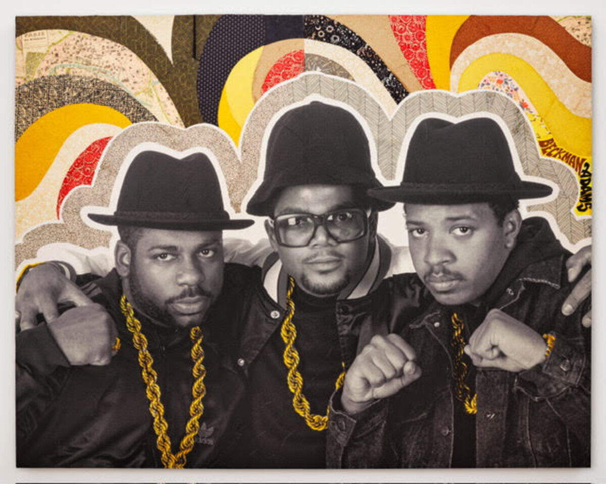 ‘Run DMC’, de Cey Adams, parte de la exhibición en Art of Hip Hop durante la Semana del Arte.