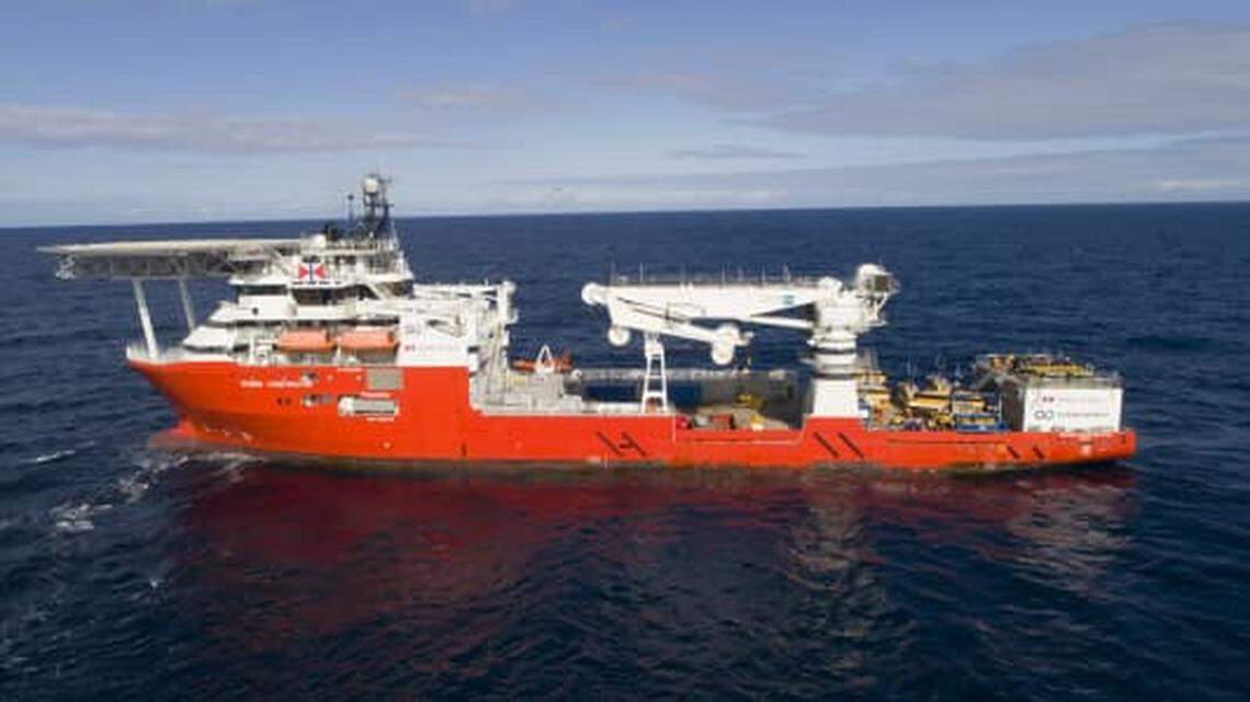 El buque “Seabed Constructor”, de la empresa Ocean Infinity, comenzó su búsqueda a finales de enero.