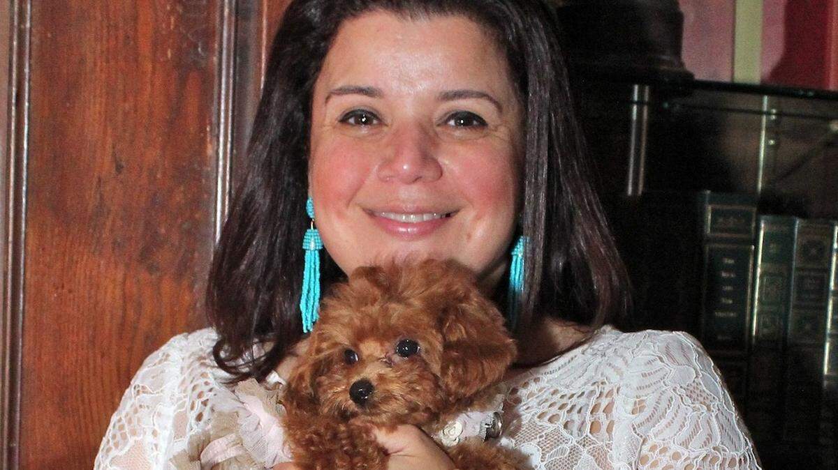 Ana Navarro with ChaCha.