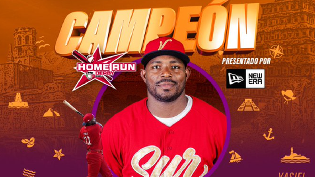 El cubano Yasiel Puig ganó este domingo la edición 2024 del derbi de cuadrangulares de la Liga Mexicana de Béisbol (LMB), que se disputó en el Estadio Beto Ávila de Veracruz.