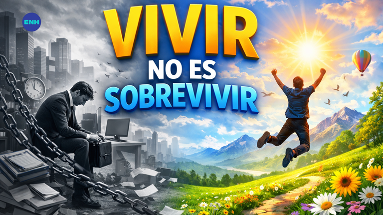 Sobrevivir vs. vivir: cómo salir del modo automático | Opinión