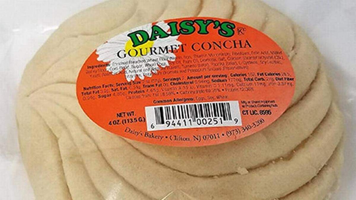 El producto Gourmet Concha se vende en supermercados y tiendas de la Florida. La recogida afecta los números de lote 441 hasta el 471.