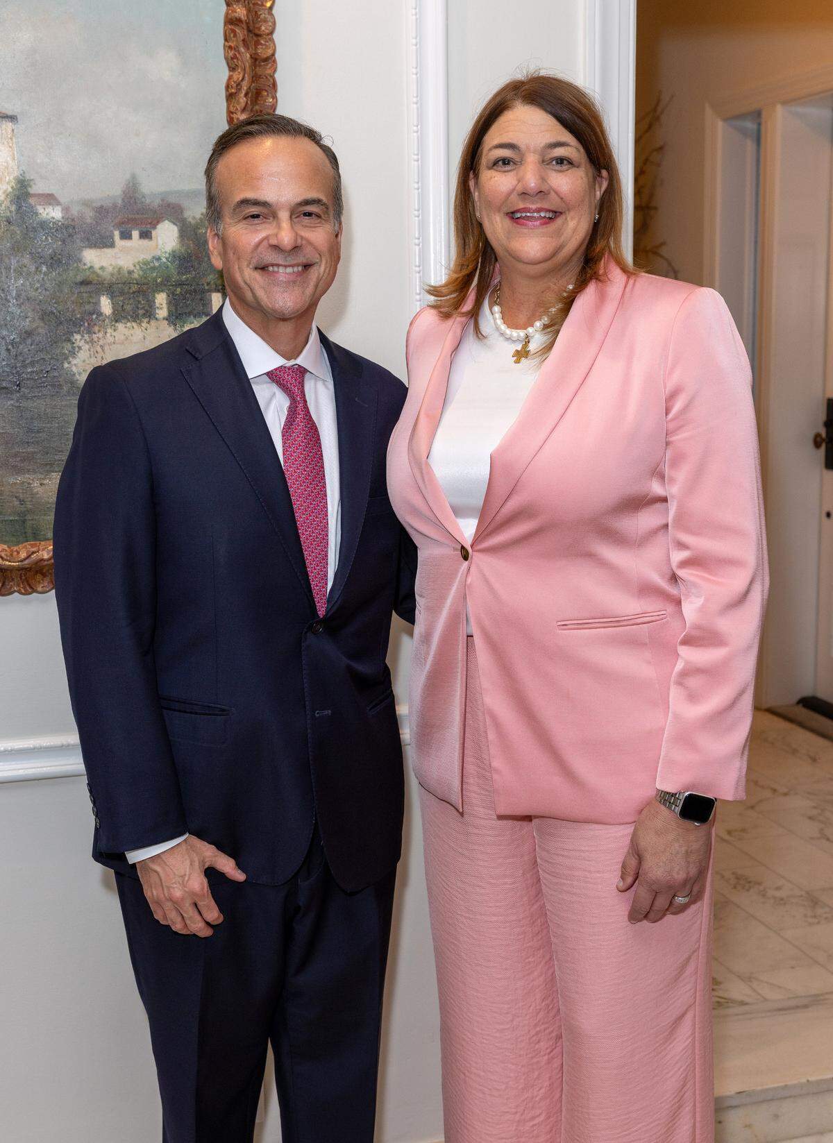 Jorge Plasencia, Chairman de República Havas junto a Madeline Pumariega, Presidenta de Miami Dade College.