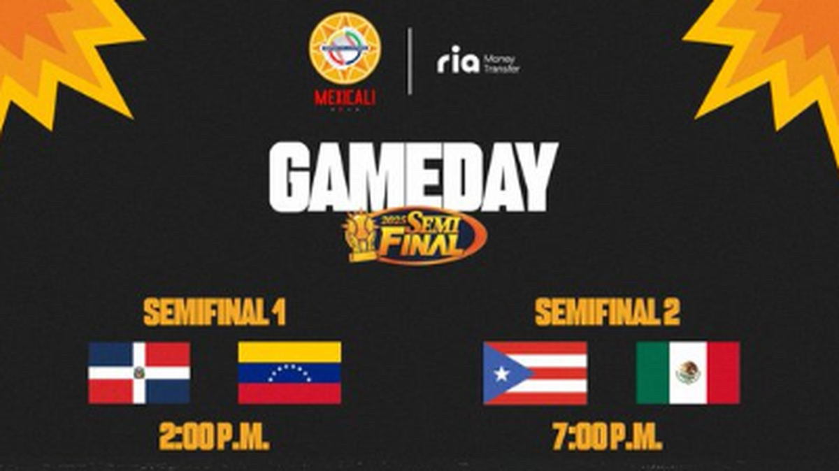 República Dominicana contra Venezuela y Puerto Rico frente a México serán las semifinales de la Serie del Caribe-2025.
