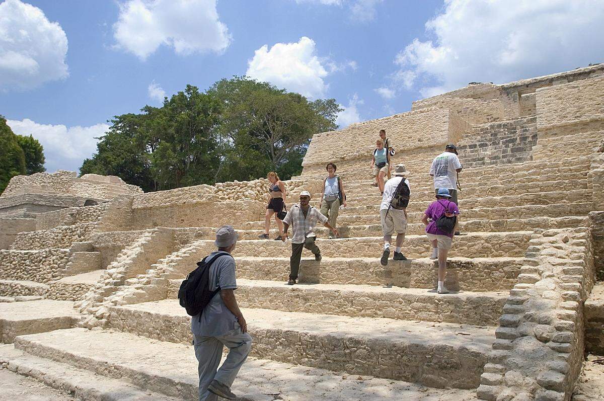 Ruinas del Caracol, en el distrito central de El Cayo.