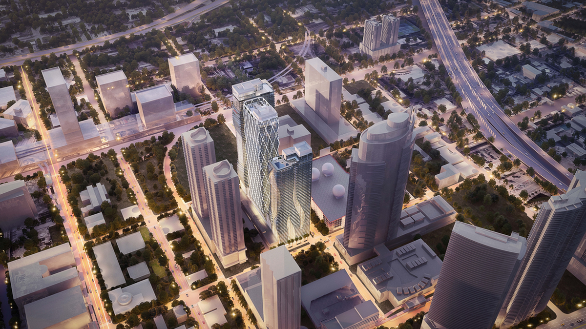 Un urbanizador de Nueva York tiene planeado agregar tres torres de 68, 67 y 31 pisos en el Miami Worldcenter, en la esquina de la 20 NE 8 Street, y el 777 North Miami Avenue, a solo pasos de la Estación MiamiCentral.