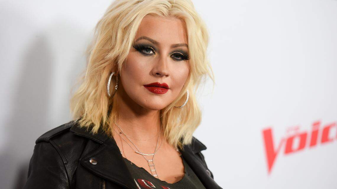 Christina Aguilera at the Seminole Hard Rock Hotel & Casino near Hollywood.