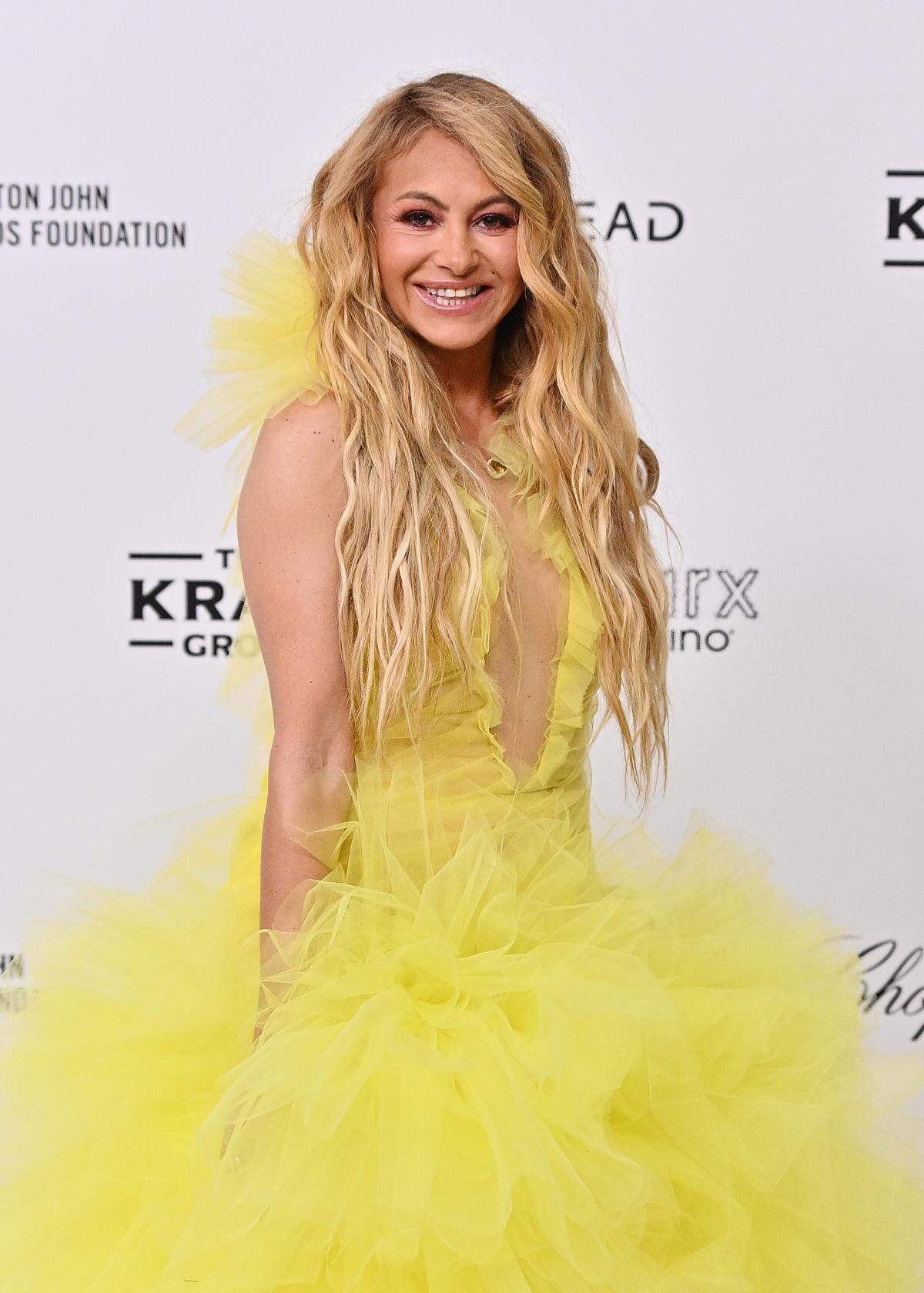 Paulina Rubio en la gala de la Elton John AIDS Foundation en marzo del 2025, en West Hollywood, California.