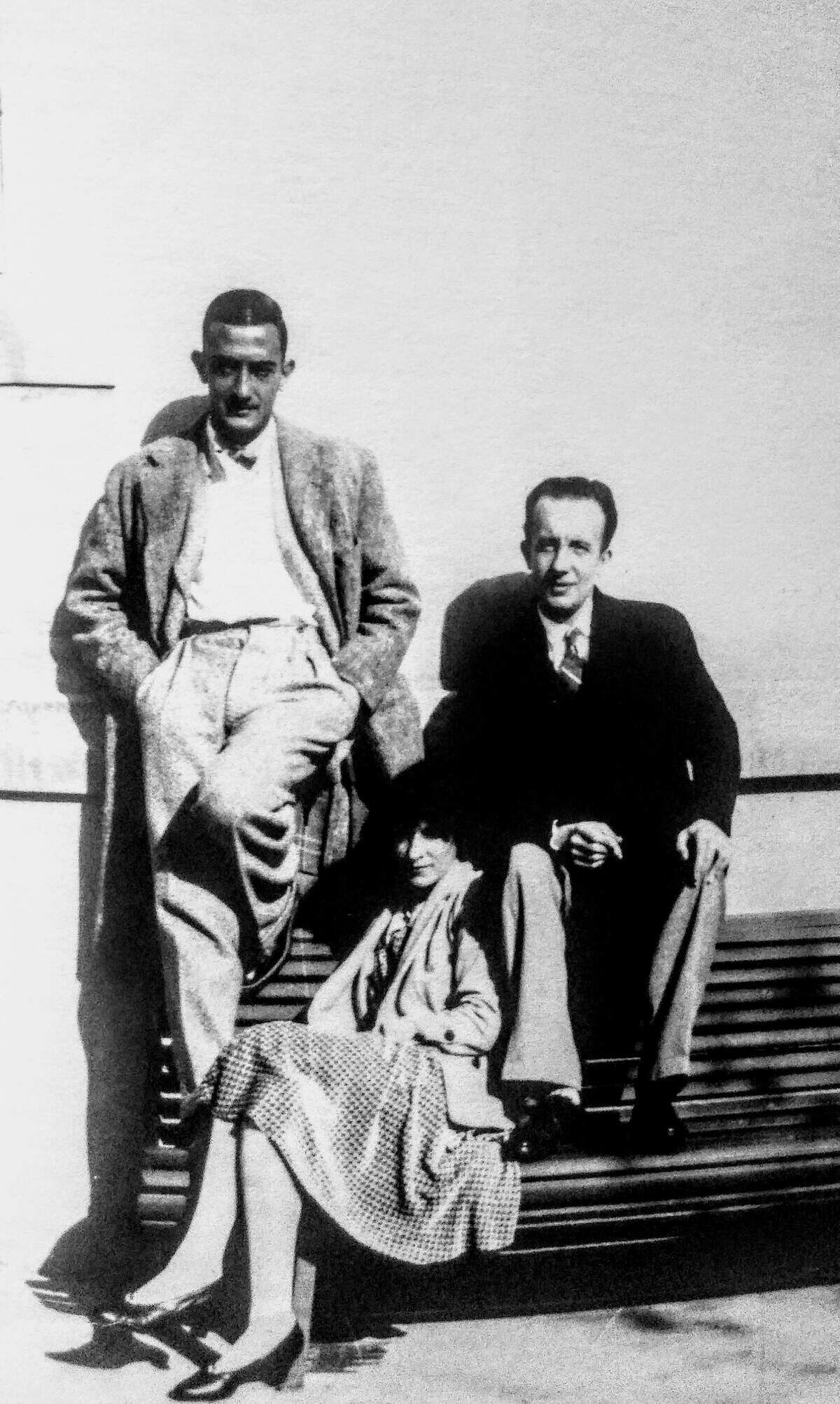 Salvador Dalí, Gala y el poeta Paul Éluard.
