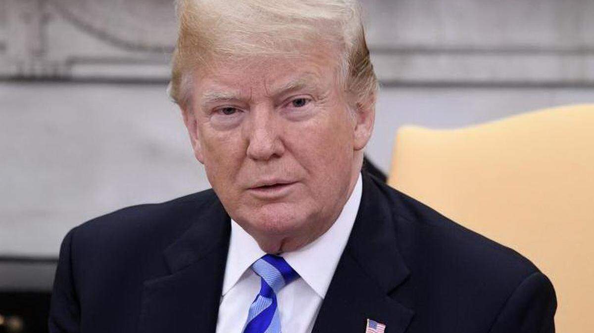 El presidente de EEUU, Donald Trump en el Despacho Oval de la Casa Blanca, Washington D.C el 16 de mayo del 2018.
