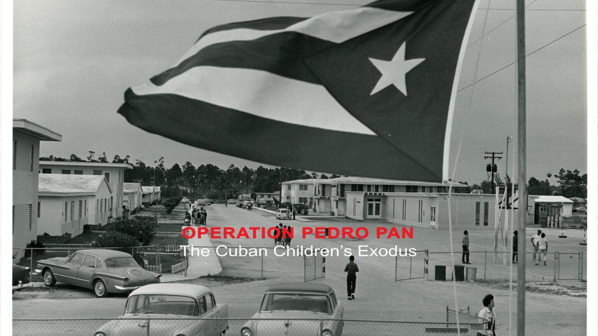 A photo from Operation Pedro Pan, in which Florida played a crucial role in helping unaccompanied Cuban children enter and adapt to the United States from 1960 to 1962. This scene is in Florida City.