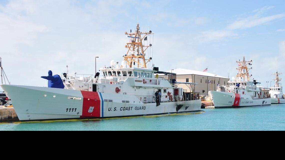 The U.S. Coast Guard and other federal agencies stopped a boat off the Florida Keys Monday, April 15, 2024, that officials say was smuggling migrants.