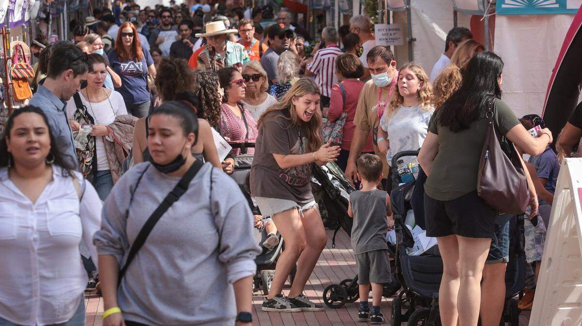 Foto de archivo de la Feria del Libro de Miami, el 21 de noviembre de 2021. 