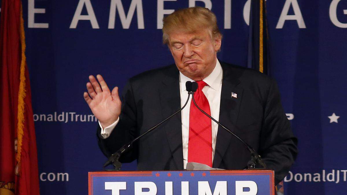 El precandidato presidencial republicano, Donald Trump, en Mt. Pleasant, Carolina del Sur, EEUU, el lunes, 7 de diciembre de 2015.
