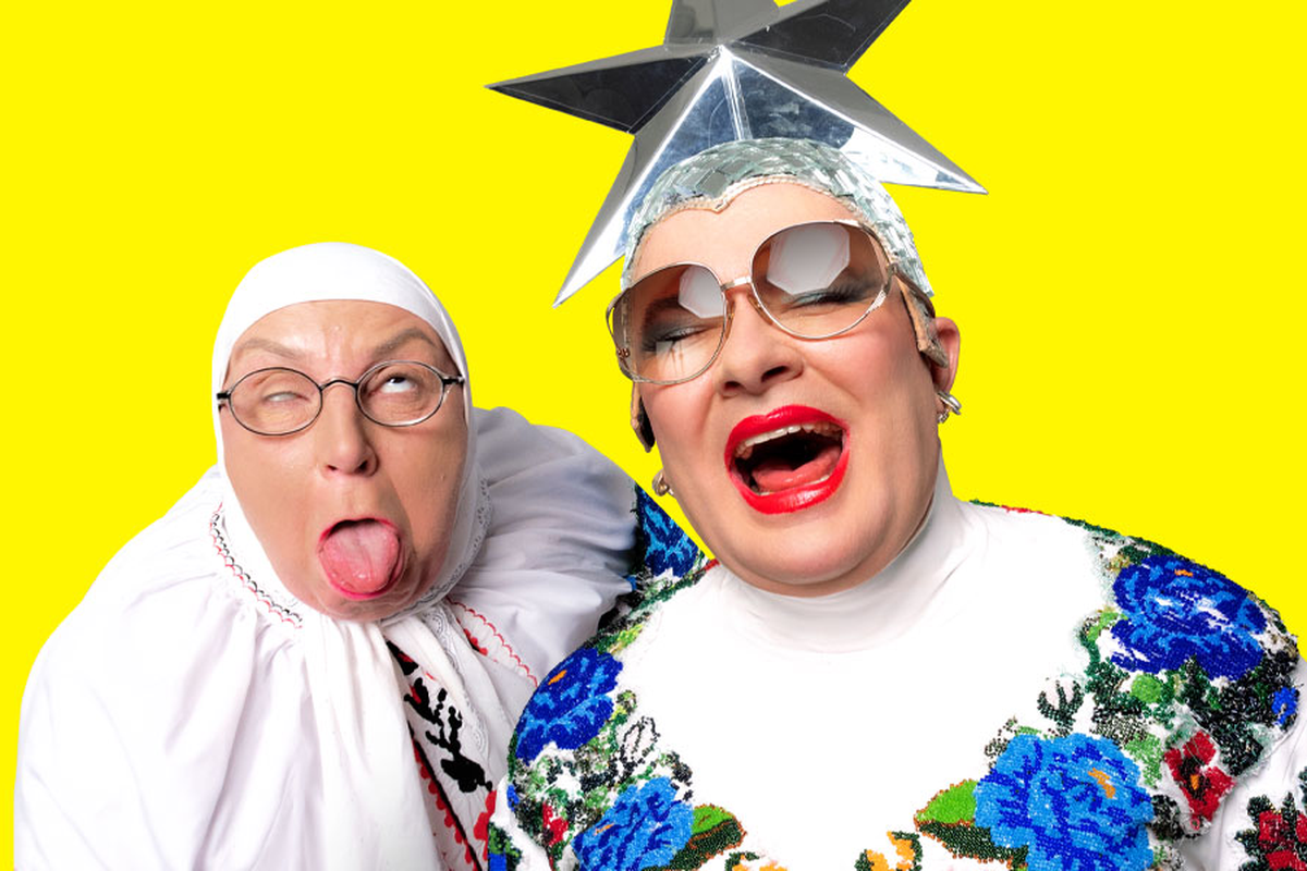 Verka Serduchka, la sensación de Eurovisión, se presenta en el Miami Dade County Auditorium.