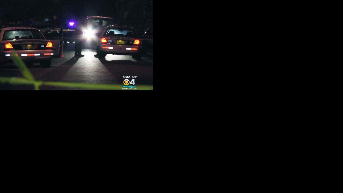 El tiroteo ocurrió en el 20420 SW 114 Court, a alrededor de las 11:00 p.m. Cortesía CBS4