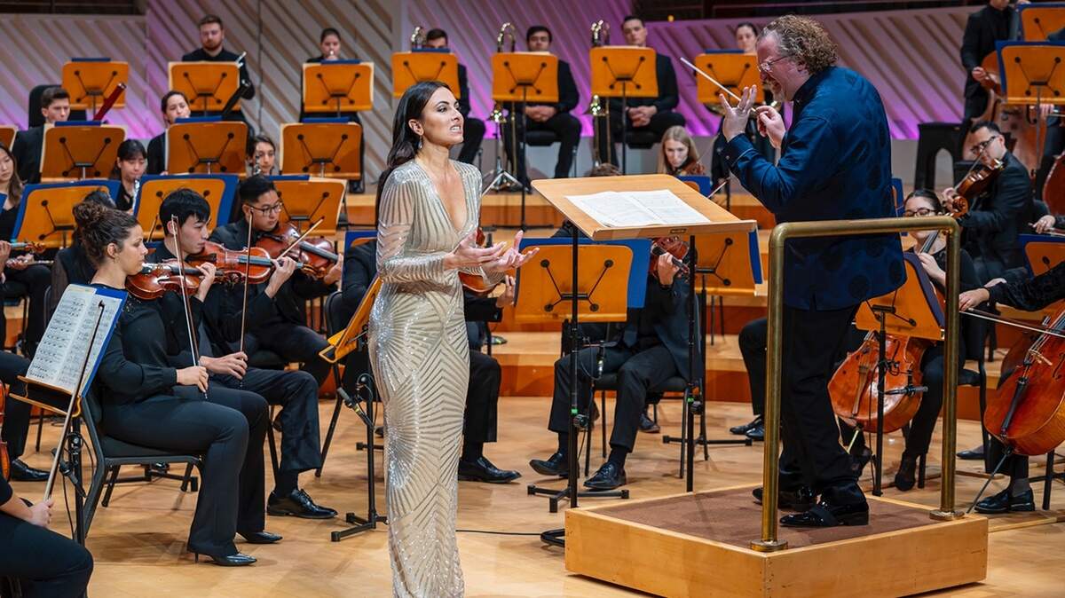 Isabel Leonard, Stéphane Denève y la New World Symphony.