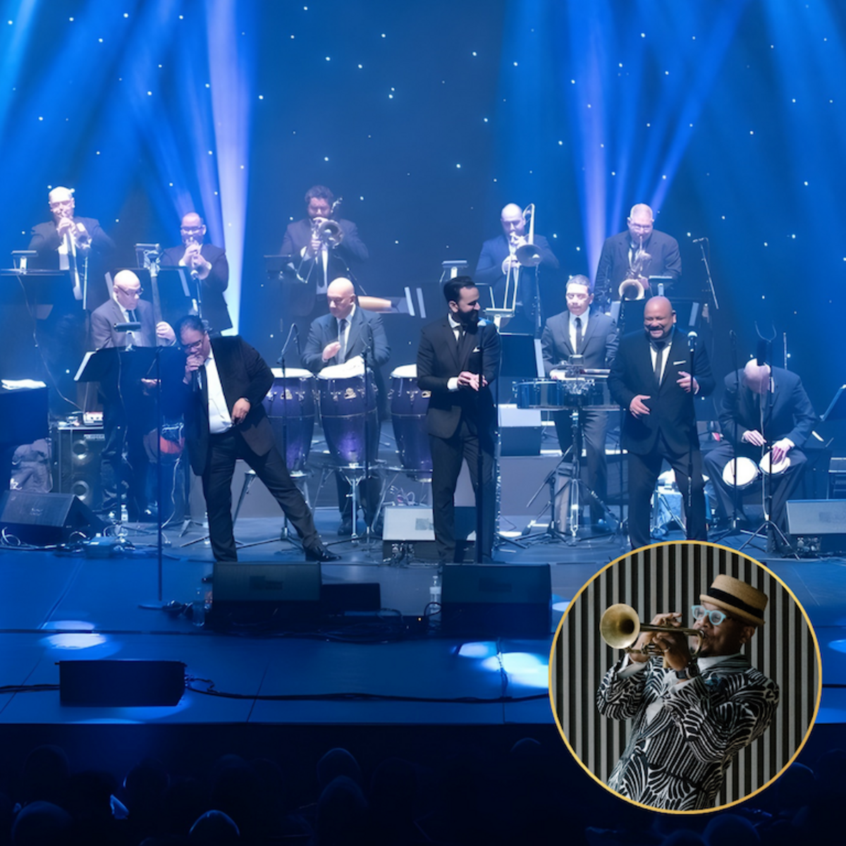 Orquesta española de Harlem con la invitada especial Etienne Charles en Miami Beach Bandshell.