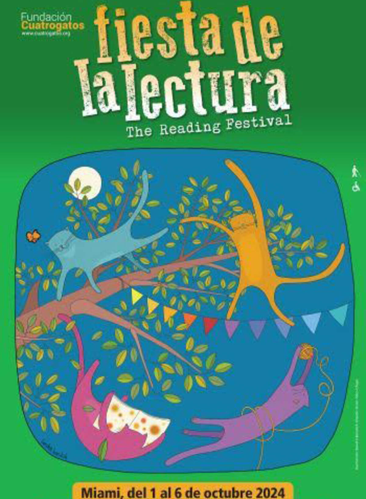 Fiesta de la Lectura, evento anual organizado por la Fundación Cuatrogatos, en Centro Cultural Artefactus.
