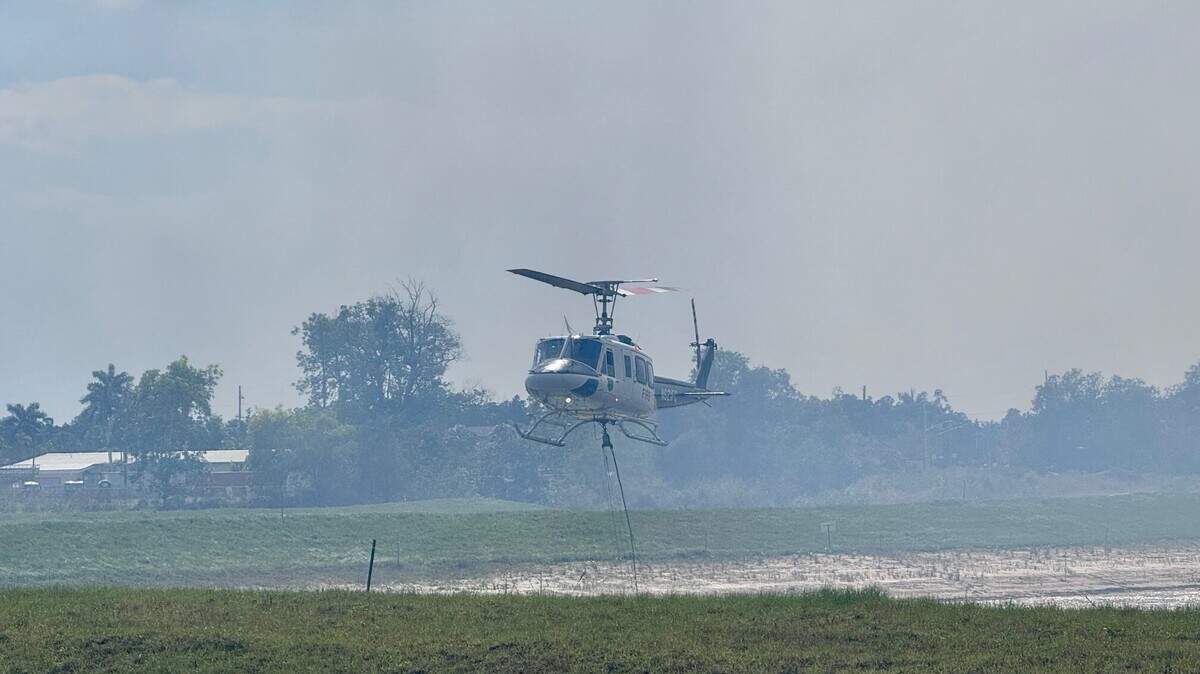 El Servicio Forestal de Florida ha logrado contener las llamas en un 70% de un incendio forestal en el Condado Collier.