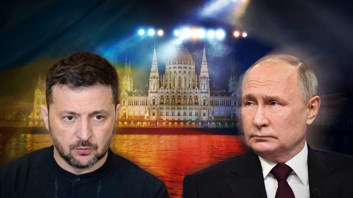 MONTAJE FOTOGRÁFICO: Izquierda: Volodímir Zelenski, derecha: Vladímir Putin. Foto: Oficina Presidencial de Ucrania.