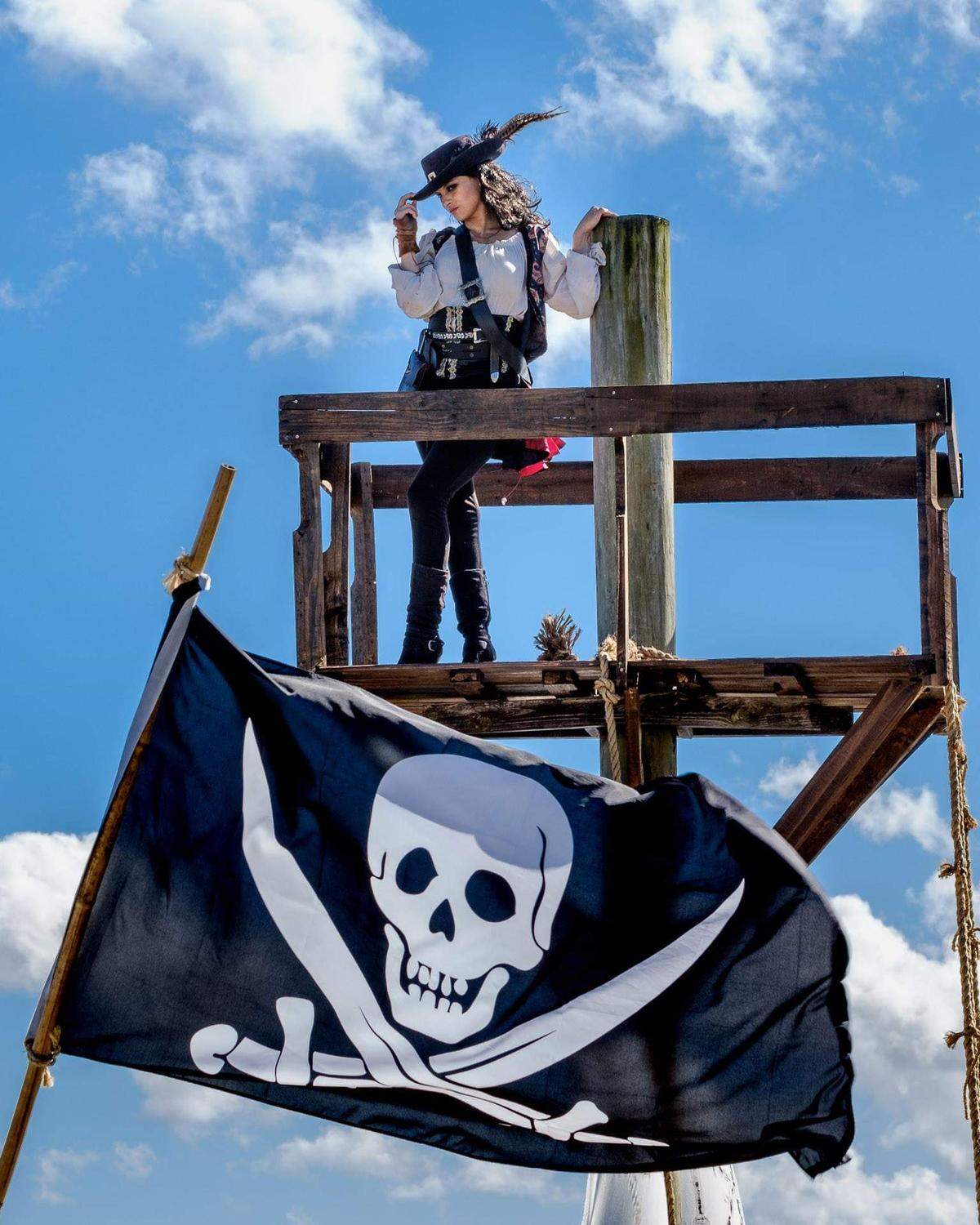 Los amates del mar podrán hacer un recorrido abordo de un barco pirata.