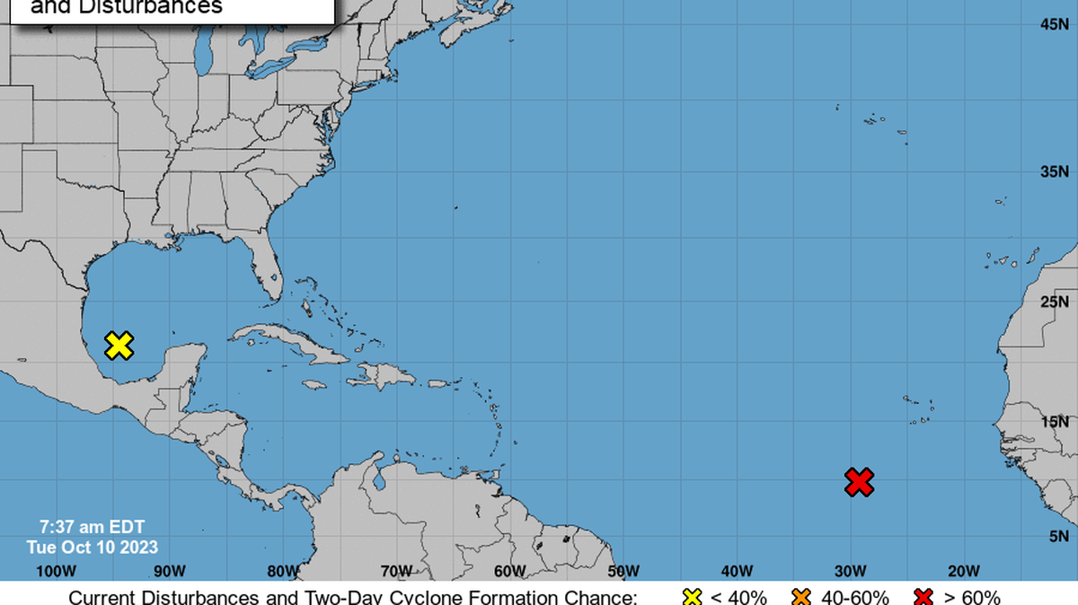 Dos ondas tropicales son vigiladas por meteorólogos. Una podría causar esto en la Florida.