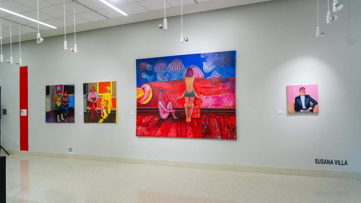 Obras en sala de Susana Villa.