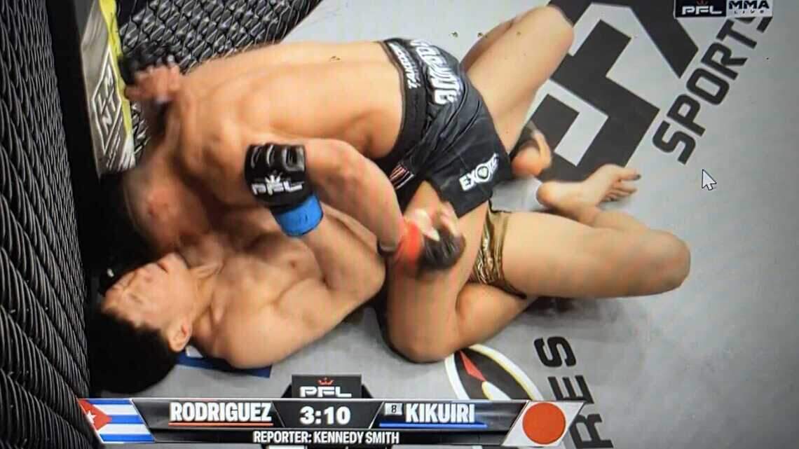 キューバ人のエルネスト・ロドリゲスが戦いを挑み、勝利でPFLデビューを果たす