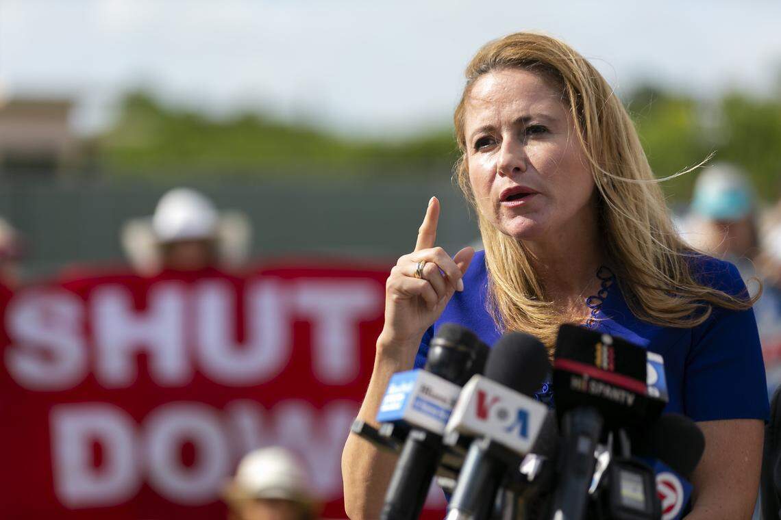 Rep. Debbie Mucarsel-Powell, D-Fl, called not vetting detention center staff for prior child abuse records “a loophole for child abuse.”