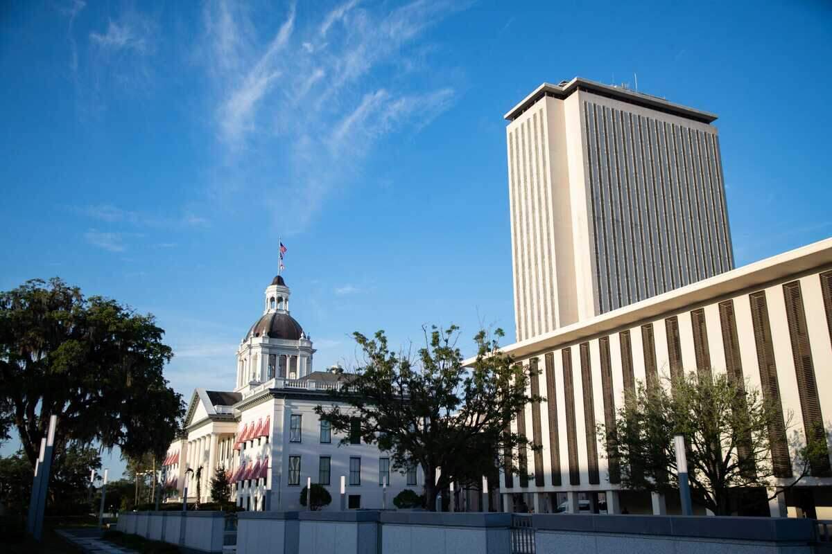 A view of the Florida Capitol complex in Tallahassee