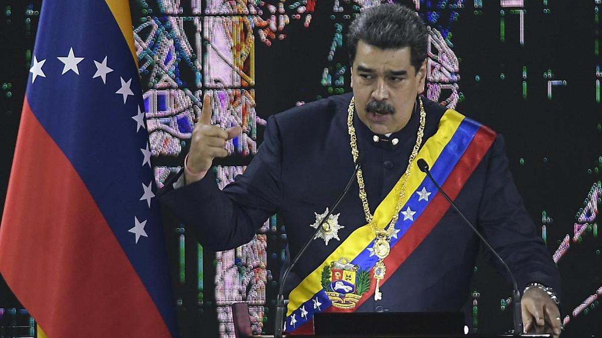 File photo of Venezuelan leader Nicolás Maduro.