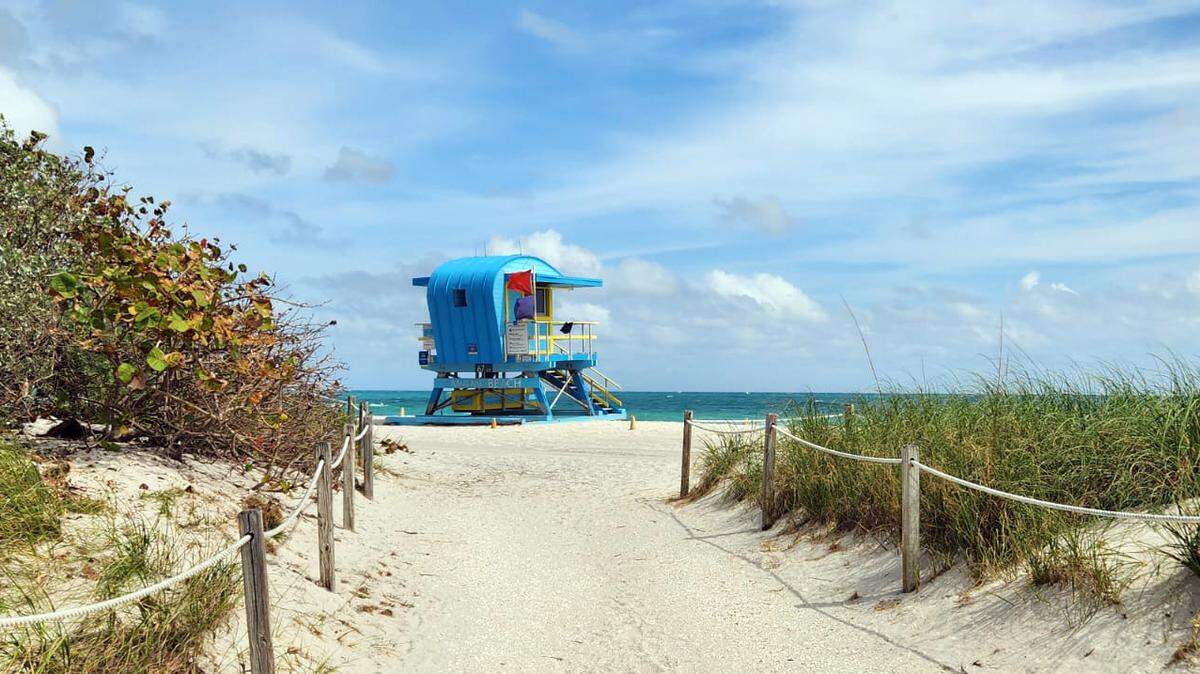 Un día soleado en Miami Beach.