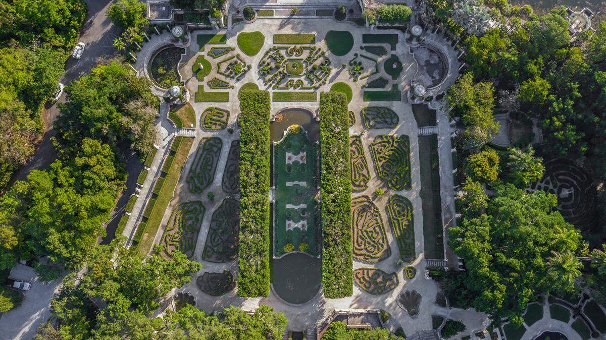 Los jardines del Vizcaya Museum and Gardens en Miami.