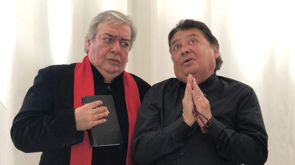 Gualberto González y Carlos Yustis comparten protagónicos en la comedia ‘¡Ave María!’