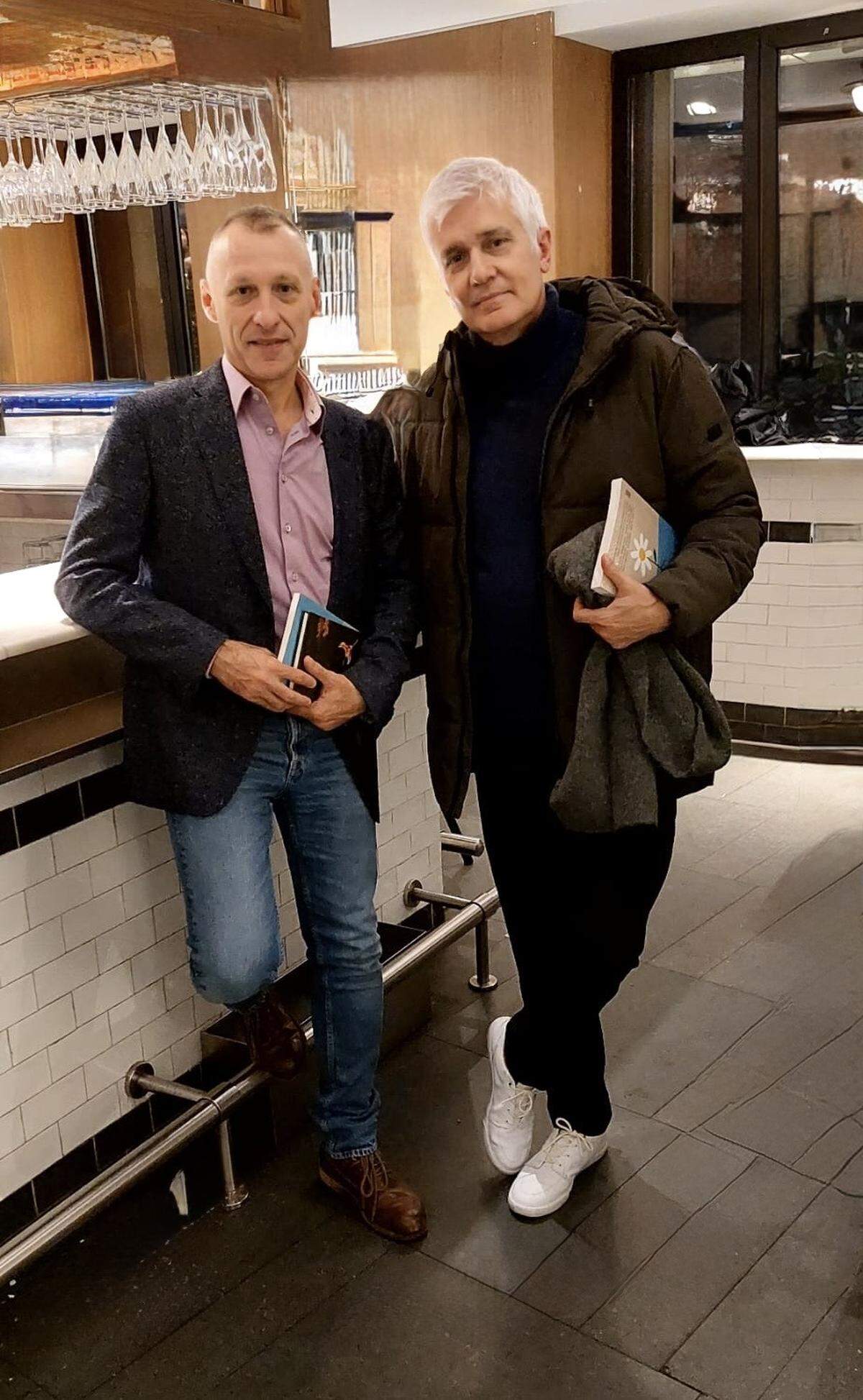 Sergio Blanco y Carlos Celdrán. 