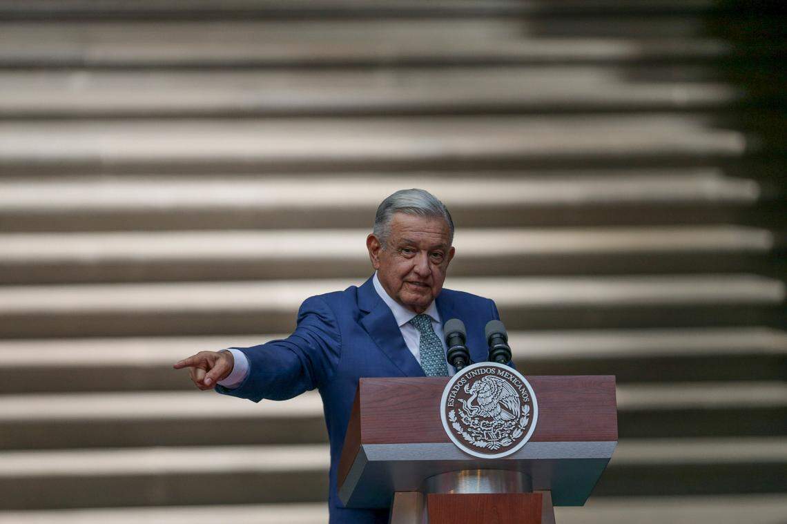 President Andres Manuel López Obrador of Mexico has used his regular morning press conferences to criticize Florida Gov. Ron DeSantis over the state’s immigration policies.