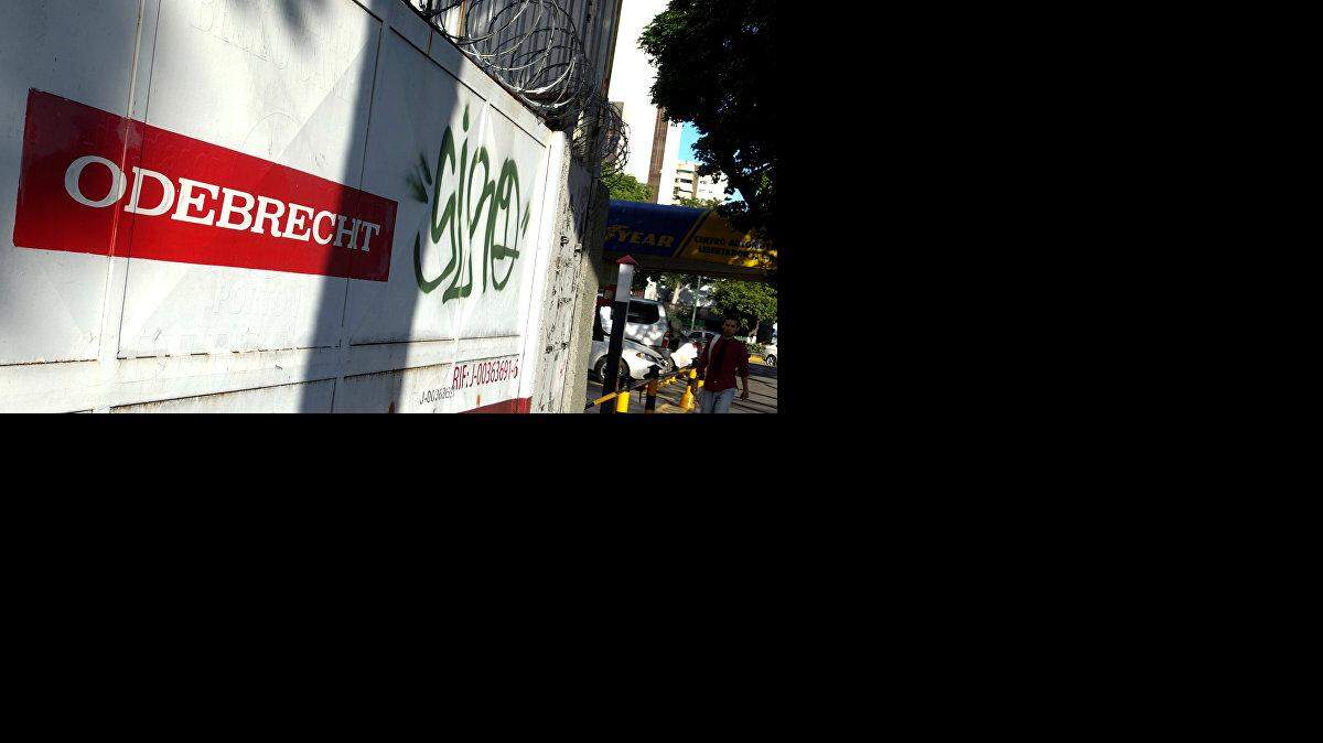 Logo de la compañía Odebrecht, cuyas oficinas en Buenos Aires fueron allanadas. 