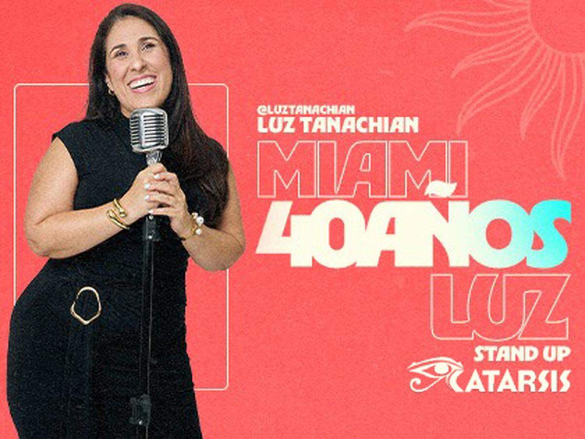 Luz Tanachian presenta la comedia ‘40 Años Luz’ en el Teatro Trail.