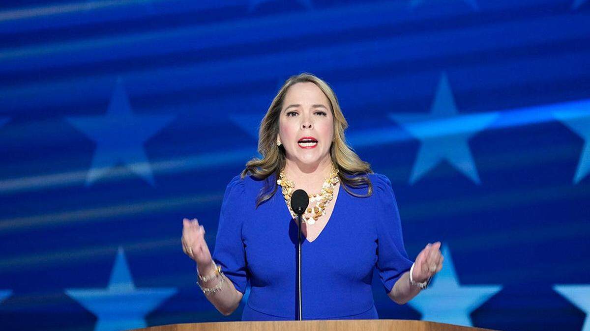 Foto de archivo. Olivia Troye, exfuncionaria de Seguridad Nacional de la Casa Blanca de Donald Trump, mostró su apoyo a la candidata democrata Kamala Harris.