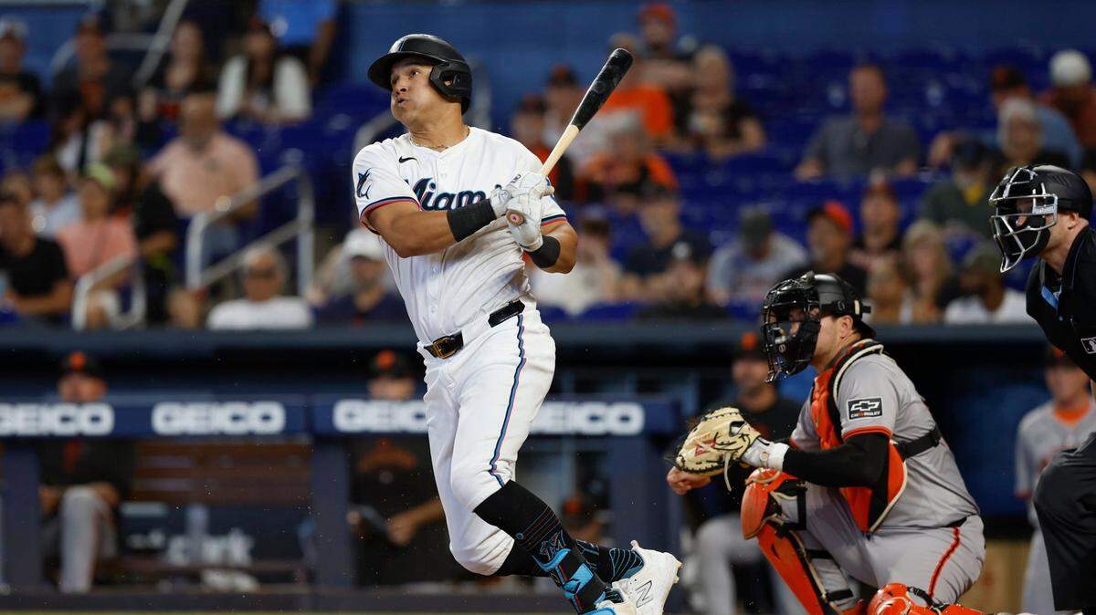 Avisail García batea para .240 con un OPS de .635 en 50 apariciones en el plato en esta temporada con los Marlins de Miami.