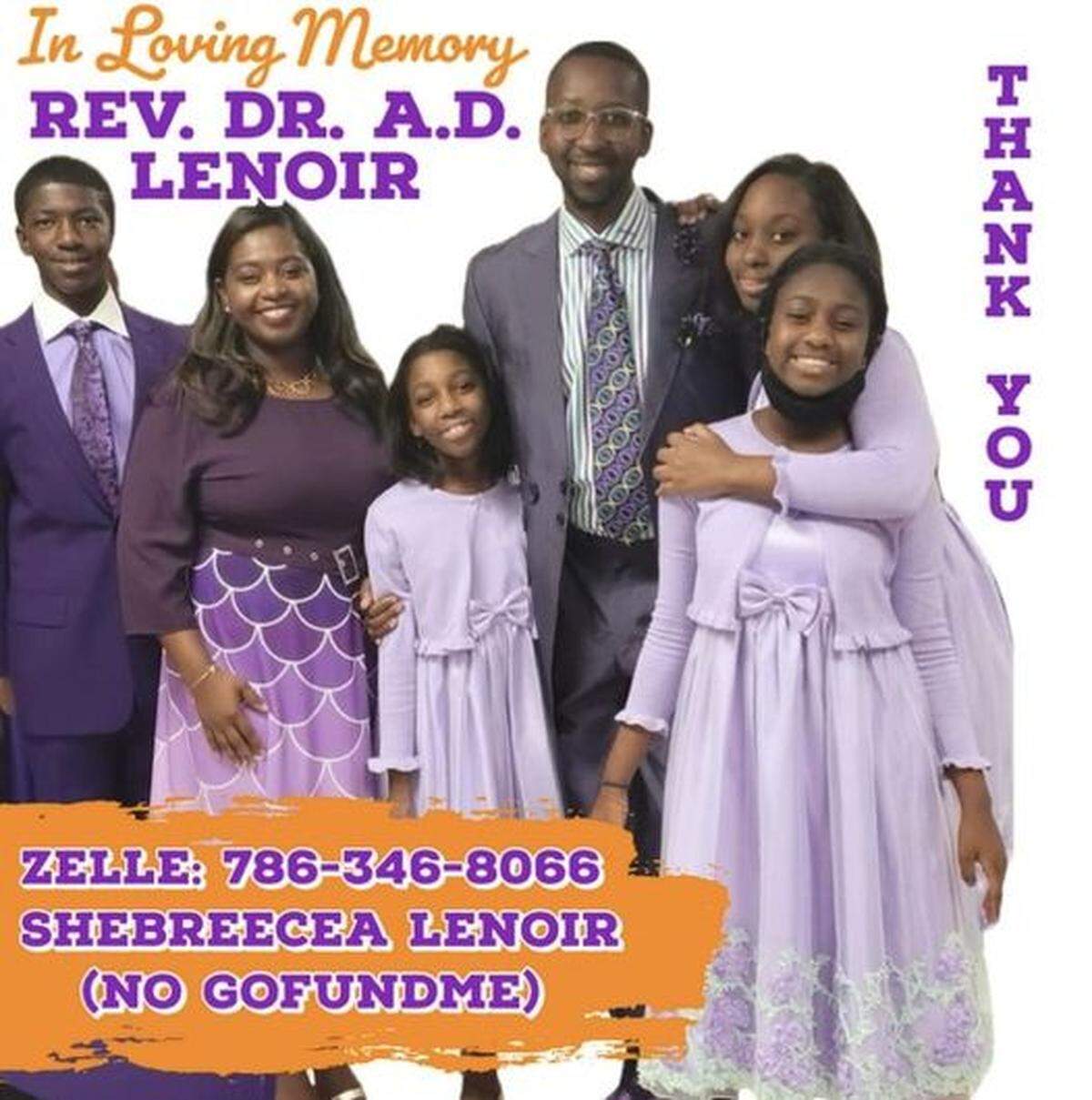Antwane Lenoir, cariñosamente conocido como el Pastor A.D. muere acuchillado en su propia iglesia. Tenía 41 años.