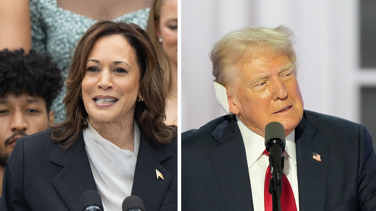Kamala Harris y Donald Trump.